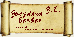Zvezdana Berber vizit kartica